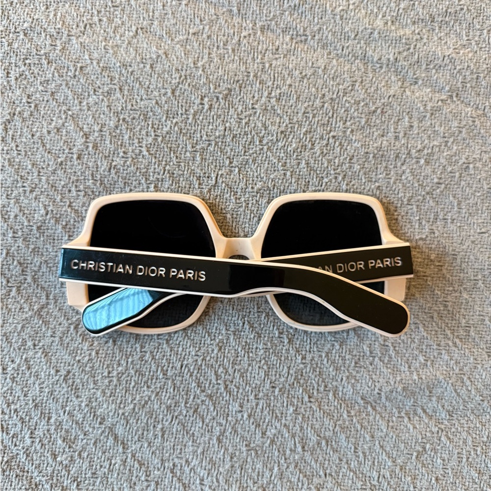 Dior Black and Cream Sunglasses